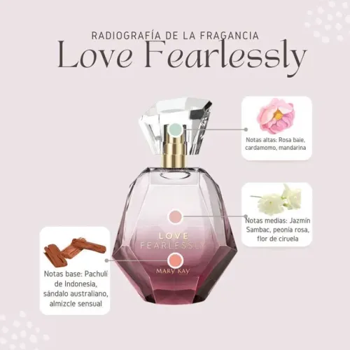 Perfume love Fearlessy Mary Kay 50 ml Feminino