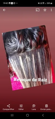 Luzes  cabelo curto apatir 