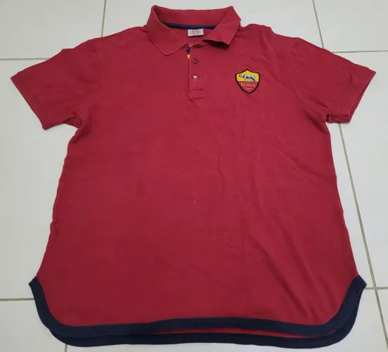 Camisa original licenciada futebol polo comissão técnica Roma italia