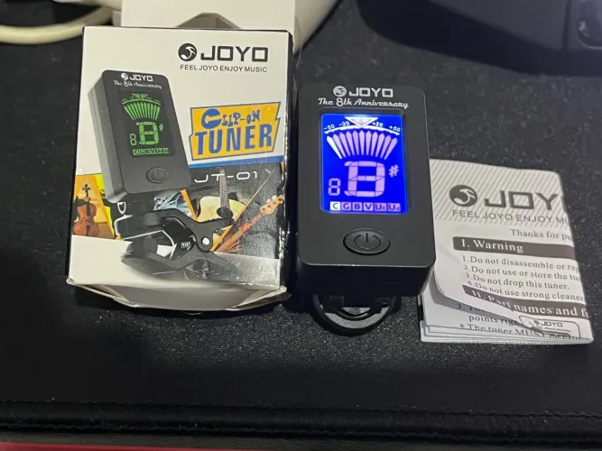 Afinador de Guitarra Clip-on Joyo JT-01