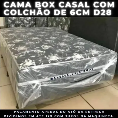 CAMA BOX CASAL - NOVA 
