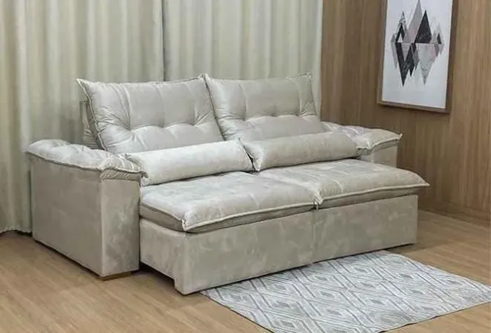 Sofa2.50m 2 retrátil e Reclinável em promoção!!