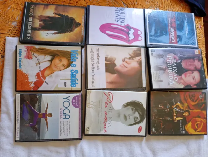 Coleção de DVDs Variados - Filmes e Shows