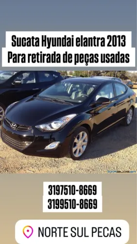 Sucata Hyundai Elantra 2013 - Peças Usadas