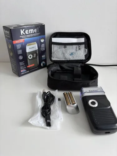 Barbeador profissional Kemei KM-2026 usado 1 vez só para experimentar