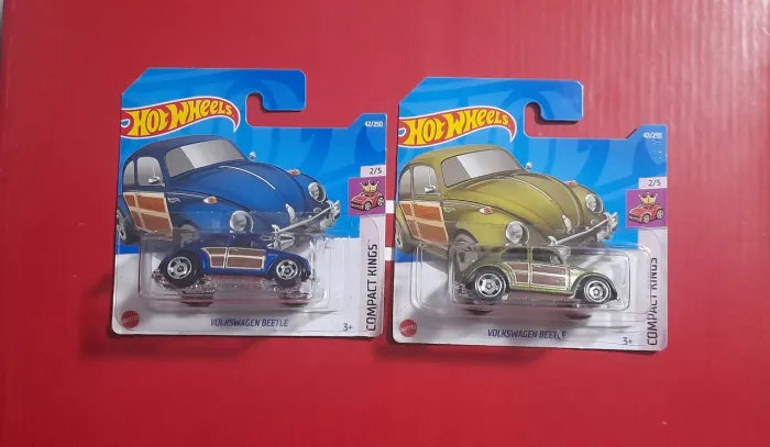 2 Miniaturas Hot Wheels Volkswagen Beetle Fusca