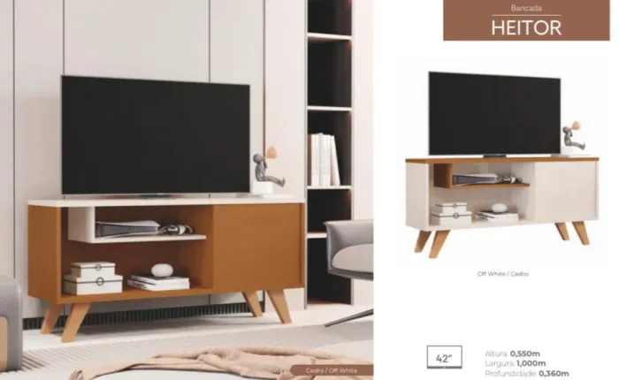 Rack pra tv ate 42 novo de fabrica