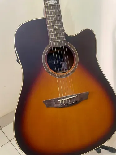 Violão Strinberg Folk Elétrico Sd200c Hbs Mahogany Black