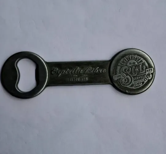 Raro Abridor de Garrafa da Cerveja Sol
