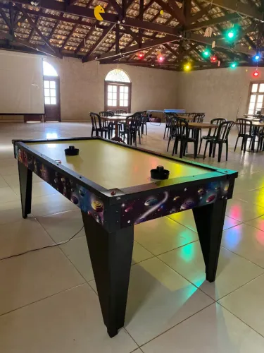 Mesa de air game para festas e eventos aluguel