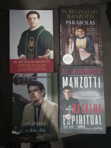 Livros do Pe. Reginaldo Manzotti  todos por 50,00