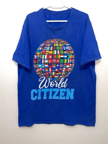 Camiseta anos 90 vintage World Citizen
