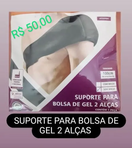 Suporte para Bolsa de Gel 2 Alças - Ortopédico 100cm