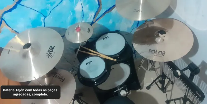 Bateria Tajón FSA com diversas peças agregadas 