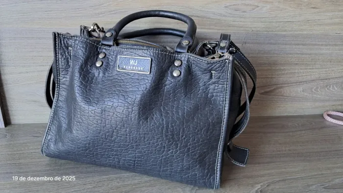Bolsa couro legítimo WJ
