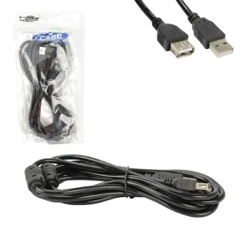 Cabo Extensor Usb 3 Metros Macho x Usb Fêmea Dex
