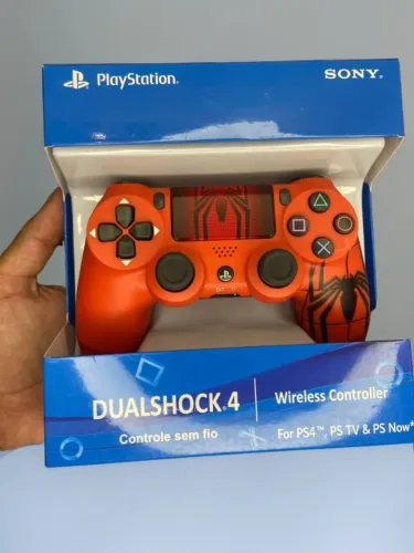 Controle Ps4 Sem Fio homem aranha