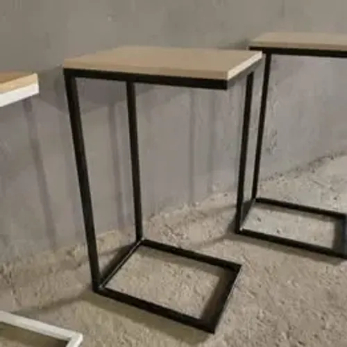 MESA LATERAL / APARADOR DE SOFÁ - DESIGN INDUSTRIAL À PRONTA ENTREGA