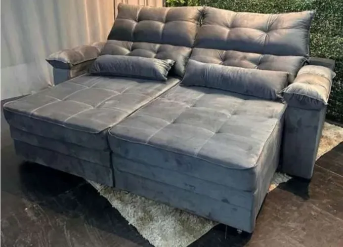 Sofá retrátil reclinável Poly 2,50 cm 