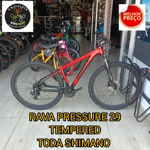 BICICLETA RAVA PRESSURE 29 (NOVA) TODA SHIMANO 