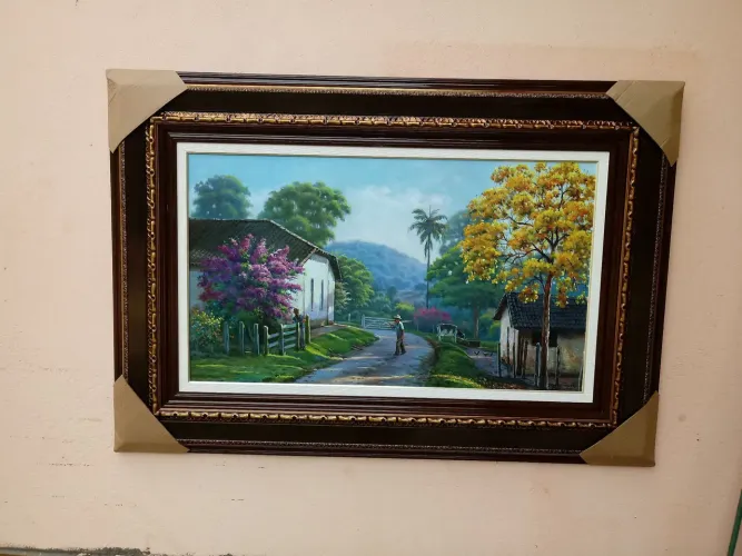 Quadro a óleo de Wilson Vicente