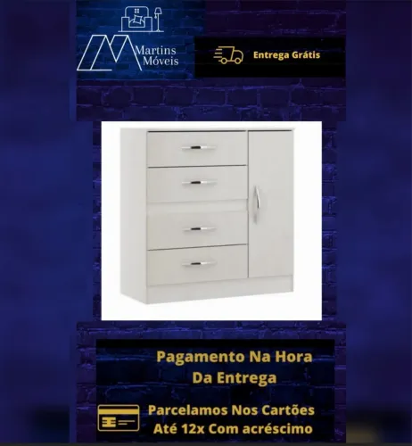 GRANDE PROMOÇÃO*Cômoda COLORIDASOLUZIONE ENTREGA GRÁTIS ACEITA CARTÃO