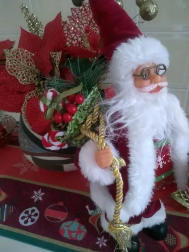 Papai Noel tradicional p decoração de natal.
