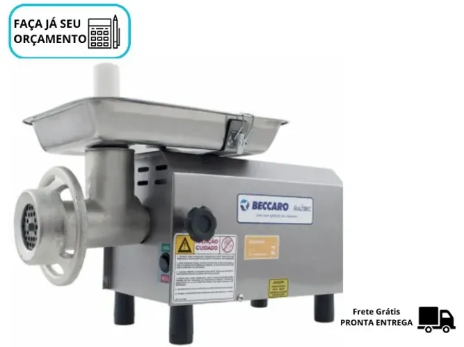 Picador de Carne Beccaro Boca 8 bivolt Novo