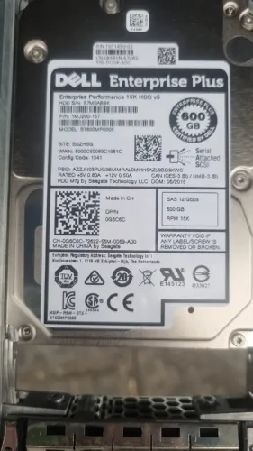 Hd dell 600gb 15k sas 12gbps