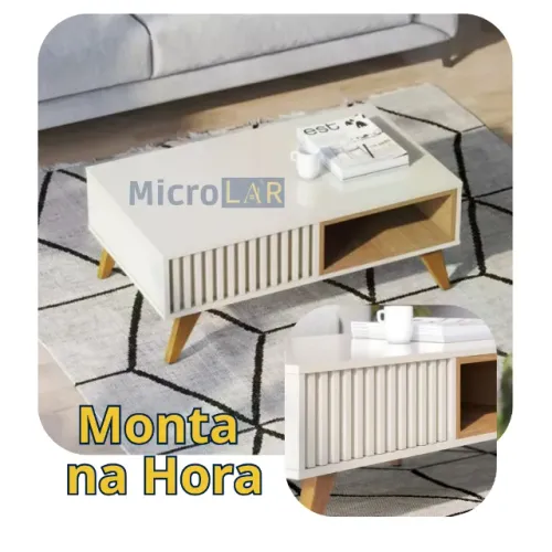 Mesa de Centro Retro Luxor - Entrega e Monta