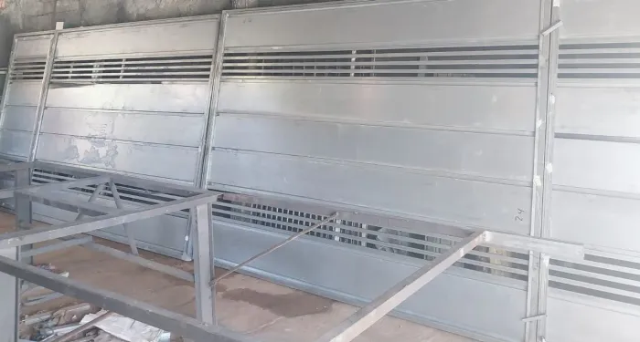 Portão Basculante Ferro Galvanizado 4.00x2.50 Aceito troca
