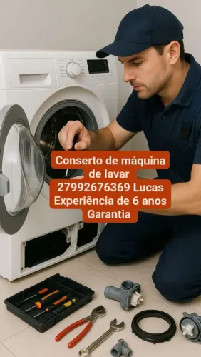 Conserto de máquina de lavar roupas 