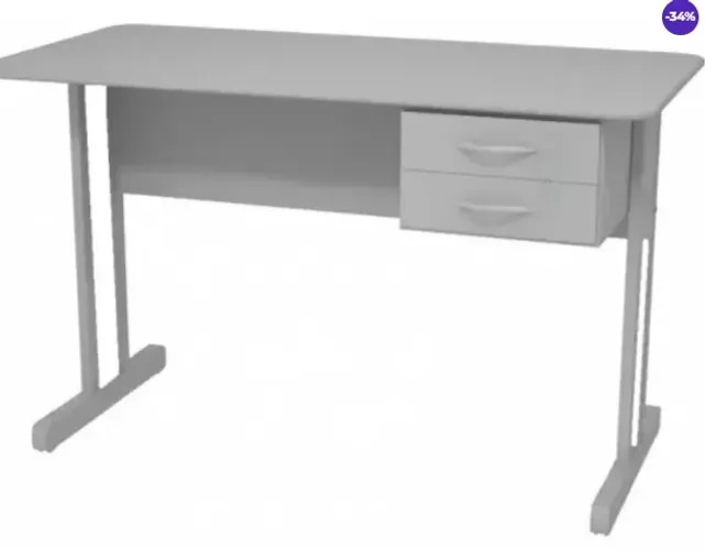 Mesa 1,20x0,60 com 02 gavetas