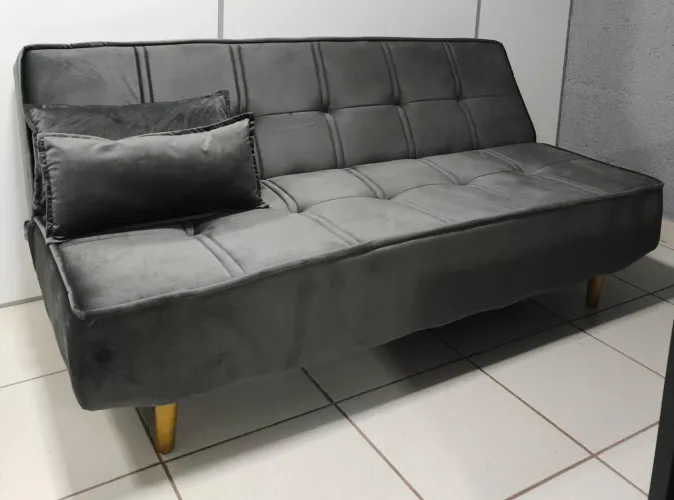 Sofá cama pés palito 