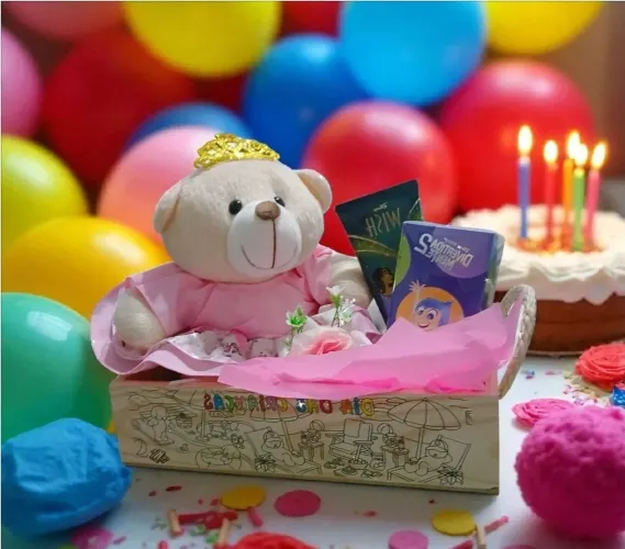 Cesta para o dia das crianças