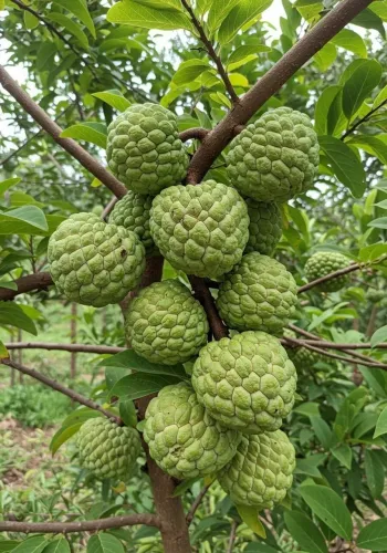 Frutifera Mudas de Pinha/Fruta do conde Enxertada P/vasos