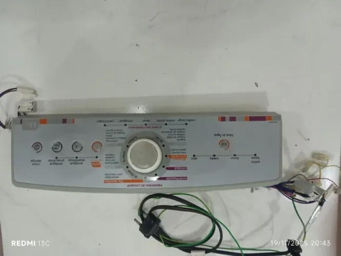 Painel como Placa e Cabos da Maquina de Lavar Brastemp Ative 11 KG