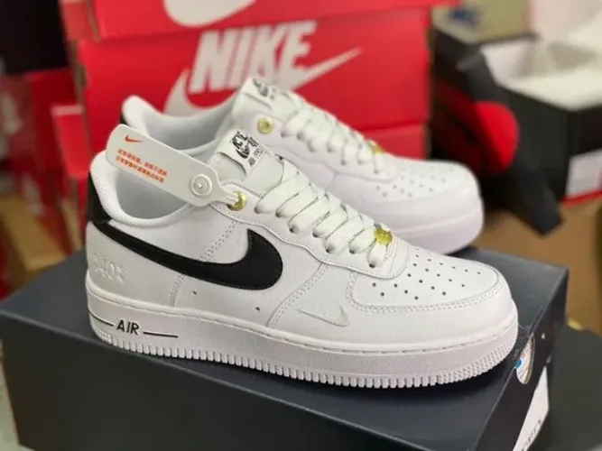 Tênis Air Force One Preto Casual Low - Entrega Grátis