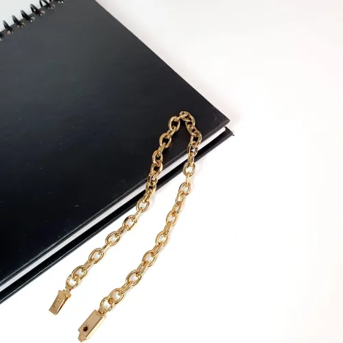 Pulseira banho de Ouro Ante alérgica e banho de verniz 