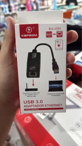 Adaptador Ethernet USB 3.0 Kapbom KA-1555