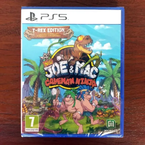 New Joe & Mac Caveman Ninja T-Rex Edition PS5 LACRADO
