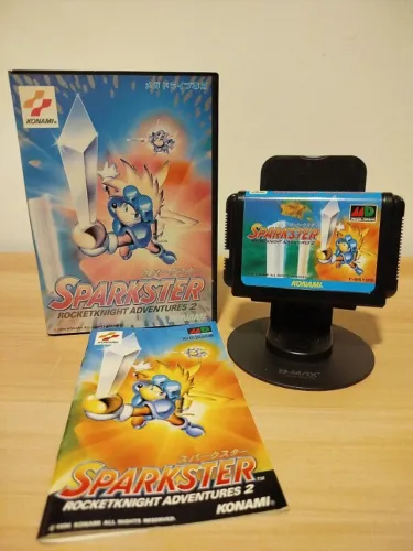 Jogo Sparkster RocketNight adventure 2 Sega Mega drive Original CiB