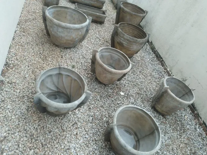 35 Formas Fibra de Vidro p/ Fabricação de Vaso. 