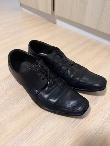 Sapato Social Preto Di Pollini 42