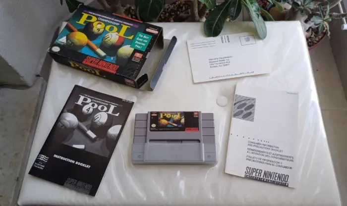 Jogo Championship Pool Original Super Nintendo Snes Impecável