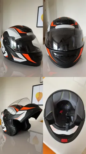 Capacete Escamoteável Mixs | Tamanho 58 | Excelente estado, usado poucas vezes