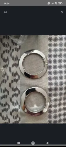 Argolas para cortinas cromadas