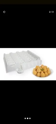 Formas para fabricar coxinhas