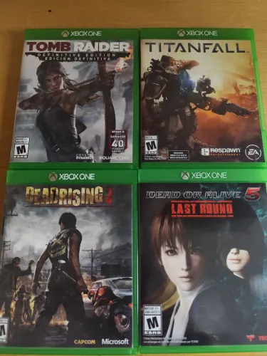 JOGOS XBOX ONE ORIGINAIS: Tomb Raider, Dead or Alive 5, Dead Rising 3, Titanfall