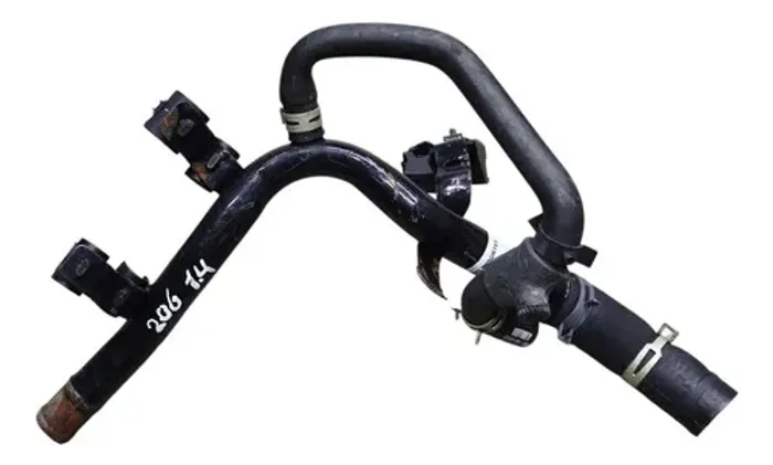 Mangueira Tubo Agua Motor 206 1.4 Sw 2005 2006 2007 Preto